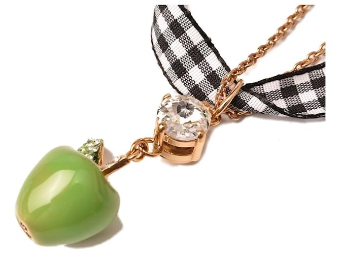 VIP【関税送料無料】希少 Miu Miu Brass Necklace Miu Miu Metal necklace | miumiu | REVERSIBLE