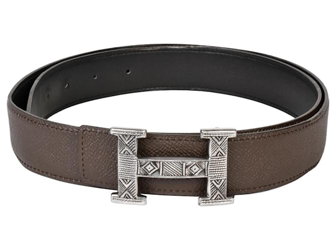 HERMES】H TUAREG LEATHER BELT トゥアレグ エルメス HERMES H  