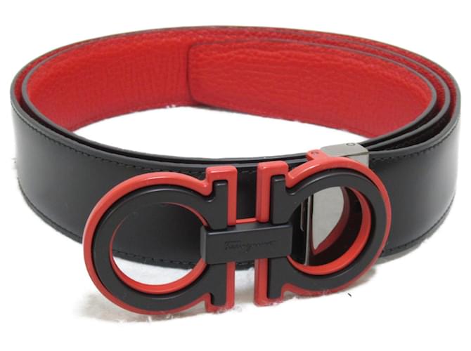 【関税&送料込】Ferragamo Belts Red Salvatore Ferragamo Red Leather Belt ref.1504017 - Joli Closet