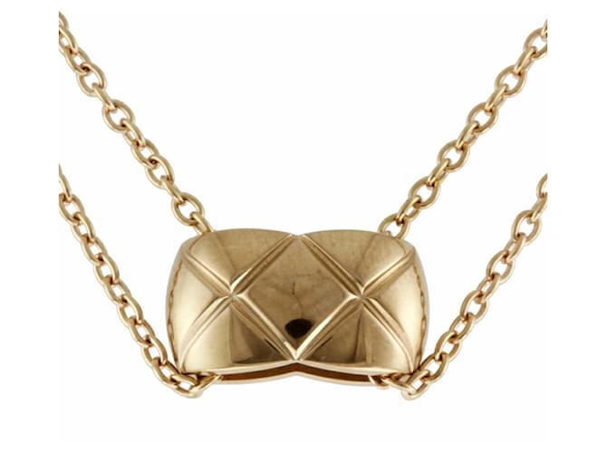 CHANEL Coco Crush Necklace in 18K Pink Gold Joli Closet