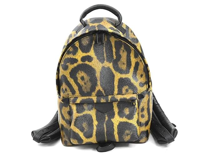 asos leather and canvas backpack ASOS Design canvas backpack in neutral