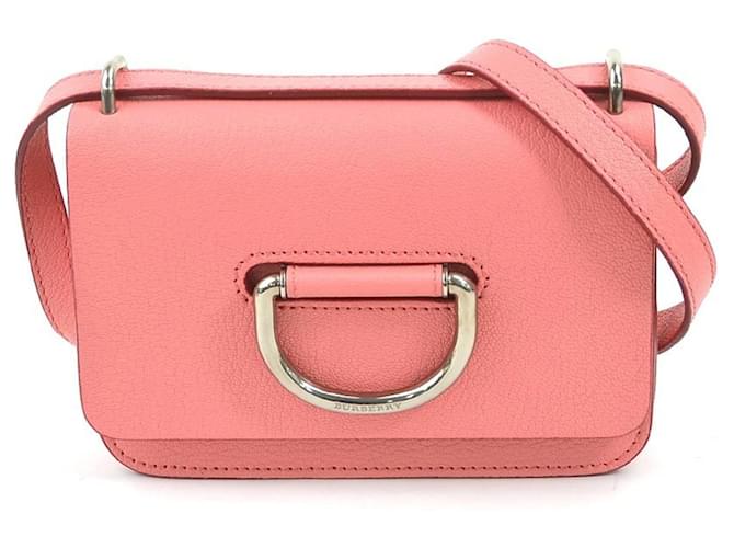 Burberry Pink Leather Crossbody Shoulder Bag ref.1508692