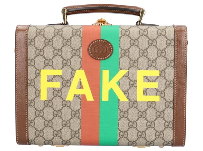 Gucci Beige GG Supreme Handbag Cloth ref.JC1511788 (Sold) - Joli