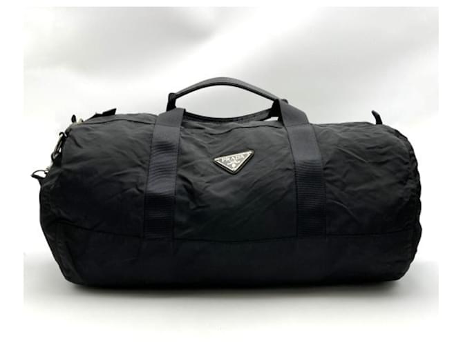 Prada Black Nylon Boston Bag ref.1514020 - Joli Closet