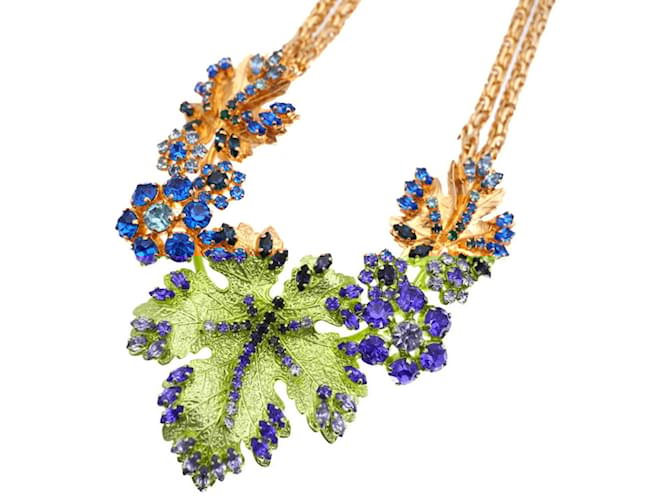 Christian Dior Leaf Necklace and Earings Set - Etsy