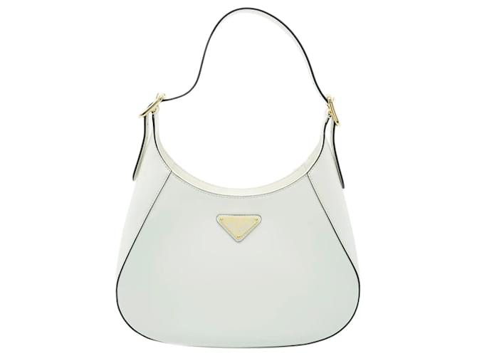 Prada White Box Calfskin Shoulder Bag Leather ref.JC1533626 (Sold