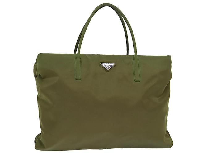 PRADA Tote Bag Nylon Khaki Auth 81751 ref.1534450 - Joli Closet