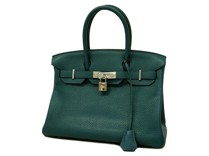 Hermes Olive Green Hermès Hermes Birkin 30 Handbag In Colvert