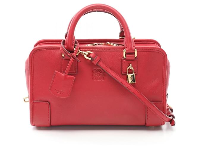 Loewe Amazona 23 Handbag Red Leather ref.1539223 - Joli Closet