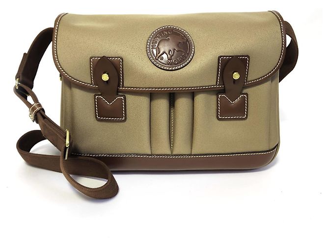 Autre Marque Hunting World Safari Today Shoulder Bag Brown Khaki 