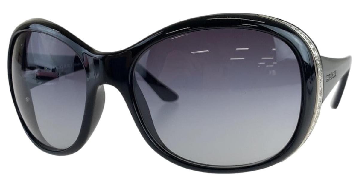 Autre Marque Bvlgari Rhinestone Butterfly Sunglasses 8058 B Black Plastic ref.1540849 Joli Closet