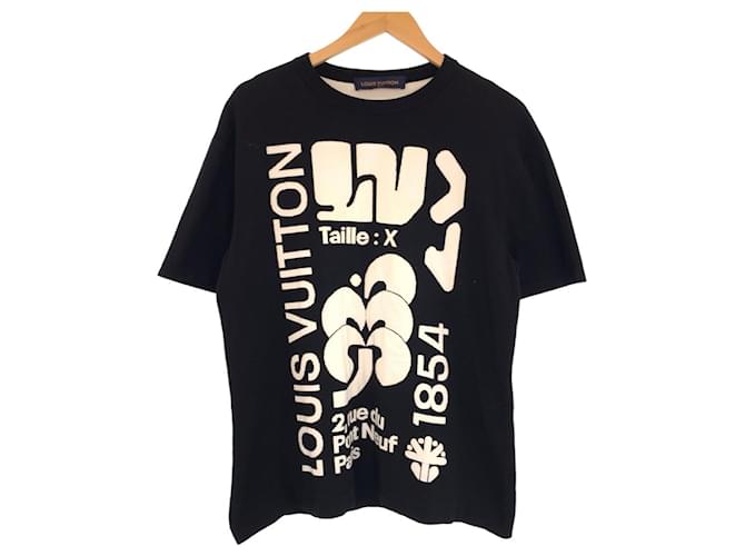 Louis Vuitton Graphic Logo Cotton Knit T-Shirt ref.1541646