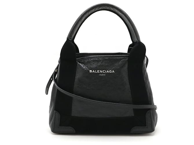 【BALENCIAGA】 NAVY CABAS XS BAG Women's Navy Cabas Xs in Black | Balenciaga US