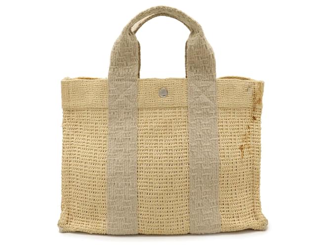 Hermès Hermes Bora PM Tote Bag Sand Straw ref.1544253 - Joli Closet