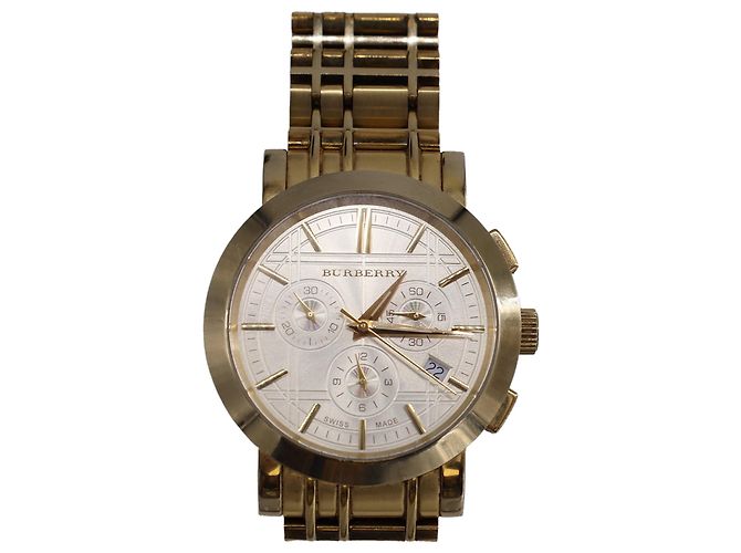 New Burberry Gold Men\'s Watch BU1757 Burberry Yellow Gold Plated Stainless Steel Classic BU1757  main image 3