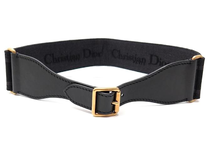 Belt Black Cannage Kumo Leather, 35 MM | DIOR