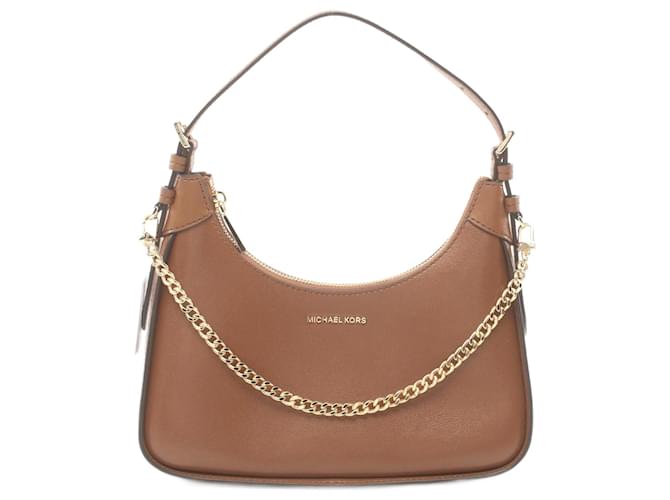 Michael Kors Wilma Shoulder Bag Brown Leather Joli