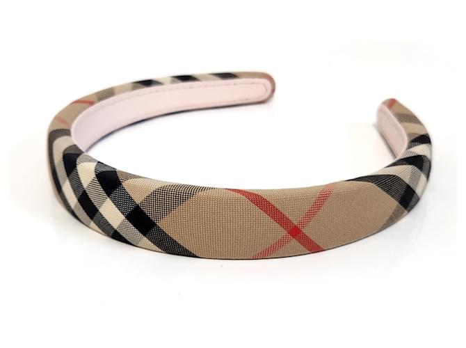 Burberry Beige Nylon Alice Band Joli Closet