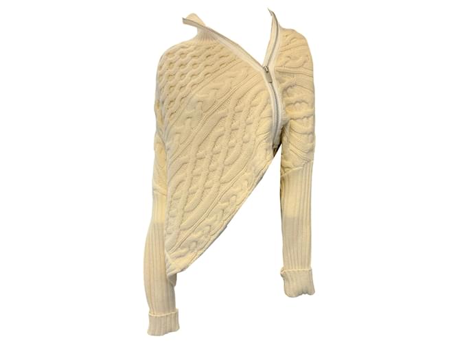 [新品] NIKE SACAI CABLE BACK KNIT SWEAT XS 新品] NIKE SACAI CABLE BACK KNIT SWEAT XS