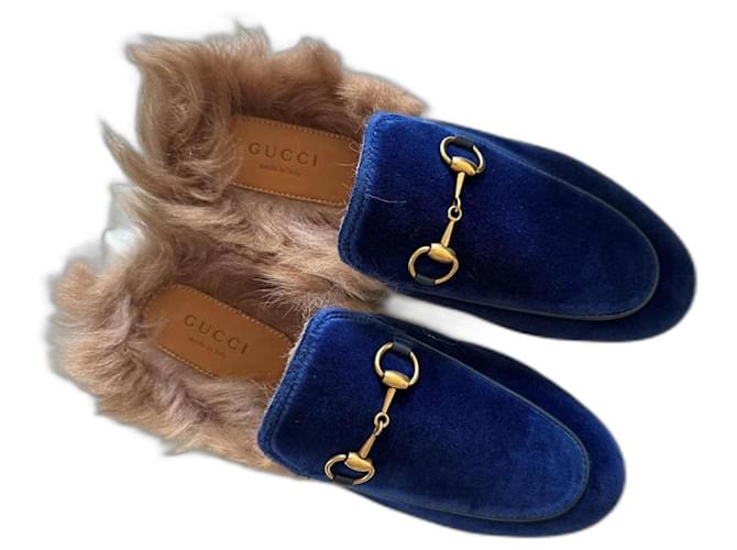 Gucci Princetown Slipper Gucci Velvet Horsebit Slippers GUCCI