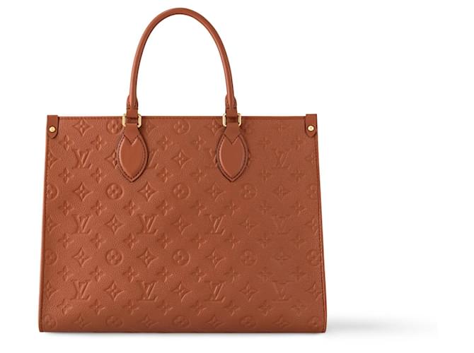 Cognac Louis Vuitton Empreinte Onthego Louis Vuitton LV Onthego MM