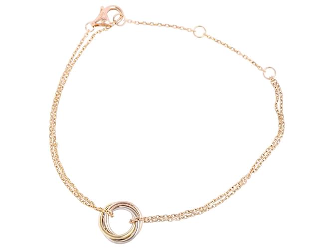 Cartier Sweet Trinity Bracelet 750(YG×PG×WG) 2.2g Yellow
