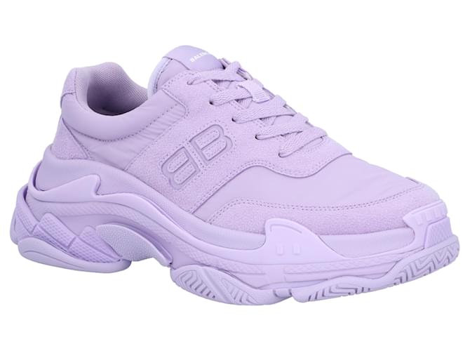 Balenciaga Triple S Lilac Purple Leather ref.1564440 - Joli