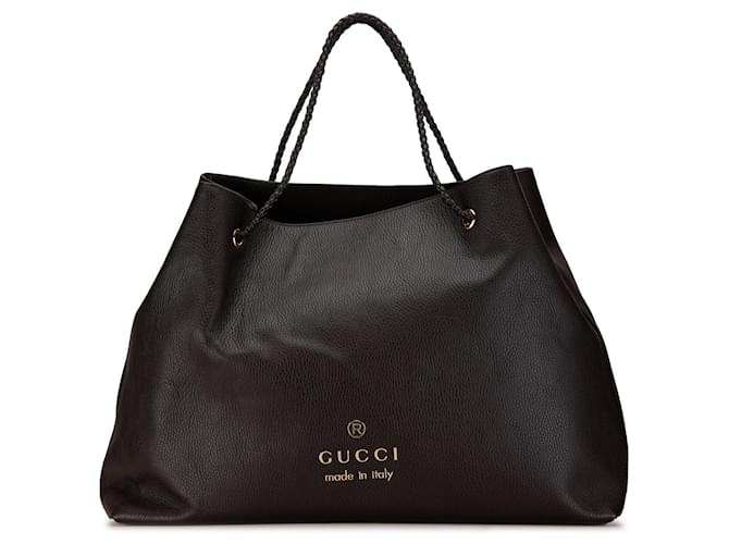 Brown Gucci Large Leather Gifford Tote ref.JC1564970 (Sold) - Joli
