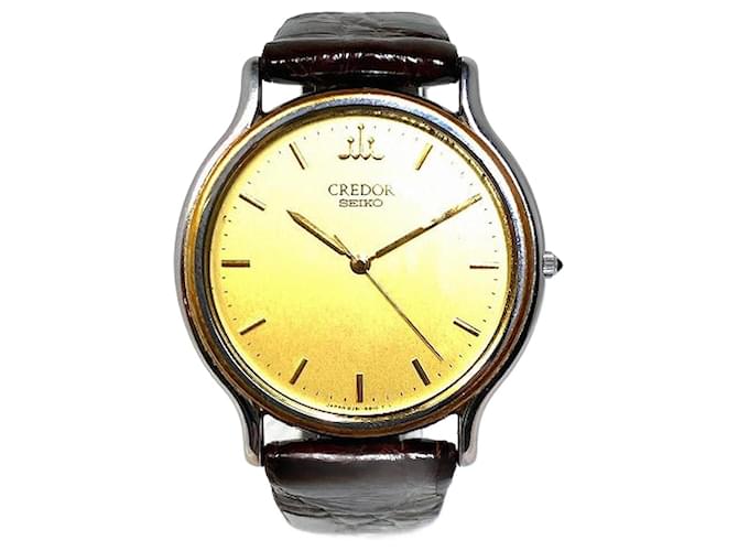 SEIKO CREDOR 8J81-6B00 18KTベゼル 美品 CREDOR 8J81-6B00 18KT+ST STEEL BEZEL メンズ - メルカリ