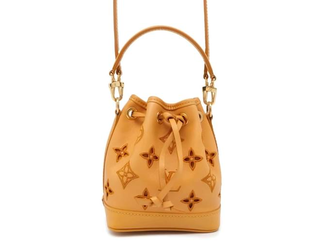 【フェミニンさ溢れる】LOUIS VUITTON★Nano Noe バックパック Nano Noé Backpack Bicolor Monogram Empreinte Leather - Women