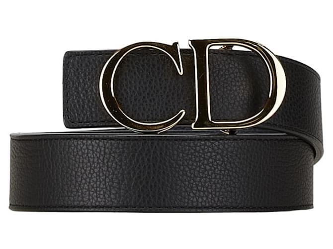 Christian Dior 黒 ベルト Saddle Loop Belt Black Smooth Calfskin, 20 MM | DIOR