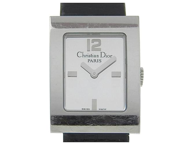 Christian Dior Women's Watch Quartz SS Leather D78-109
