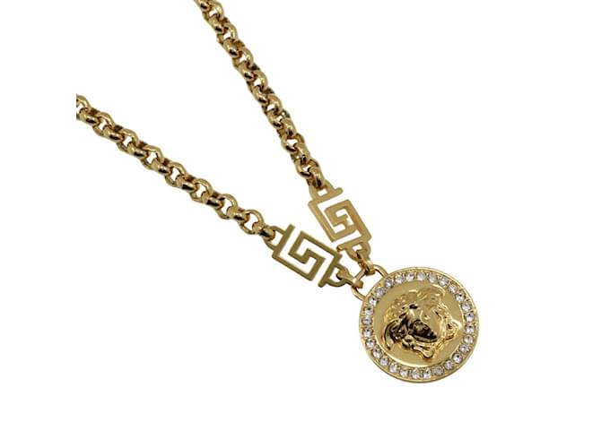 Collana placcata in oro Versace D'oro Joli Closet - Main Image