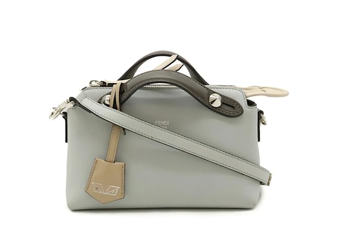 トートバッグ FENDI Ivory Leather Medium By The Way Handbag Fendi By The Way Canvas Shoulder Bag Ivory | eBay