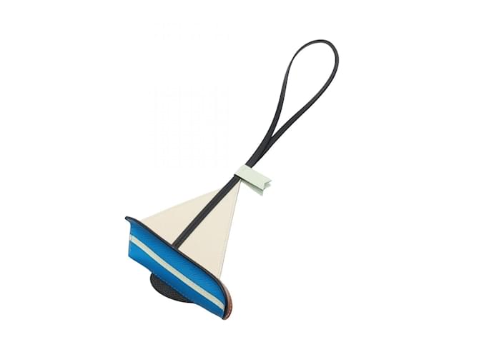 HERMES チャーム　sail24 Hermès Hermes HERMES Sail 24 Charm White Blue Multiple colors