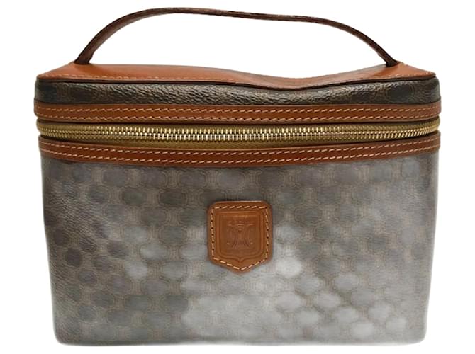 Brown Celine Macadam Vanity Bag Céline Celine Macadam Vanity Bag
