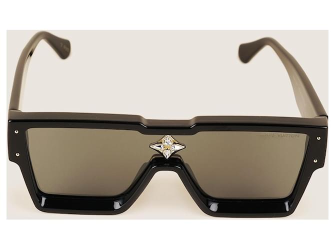 Louis Vuitton Occhiali da sole Cyclone Nero Plastica
