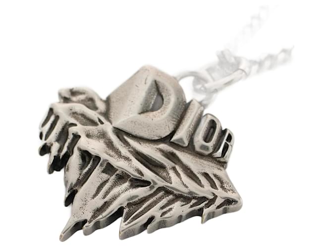 Christian Dior Stainless Steel Men's Necklace Silvery ref.1584168