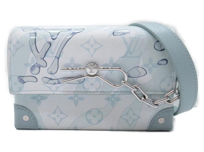 Louis Vuitton Steamer Wearable Wallet Shoulder Bag Blue Patent