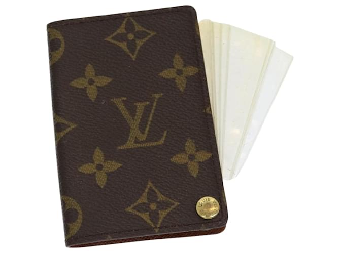 LOUIS VUITTON Monogram Porta Carte di Credito Pression Case M60937