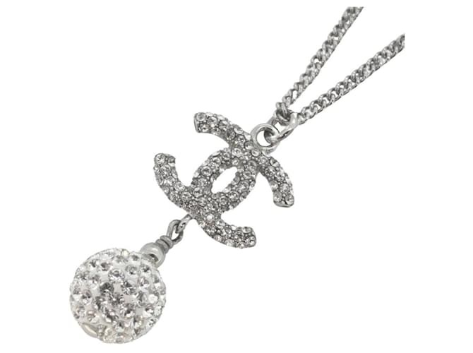 アクセサリー CHANEL Coco Mark Rhinestone Necklace Chanel Coco Mark Rhinestone Necklace Pendant – MissLuLaLa
