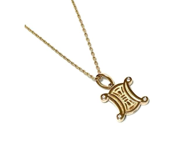 Céline CELINE Women's Necklace Pendant K10 Pink Gold