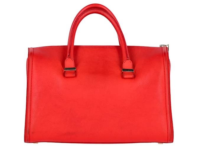 Victoria Beckham Doctor Hand Bag in Red Leather Joli