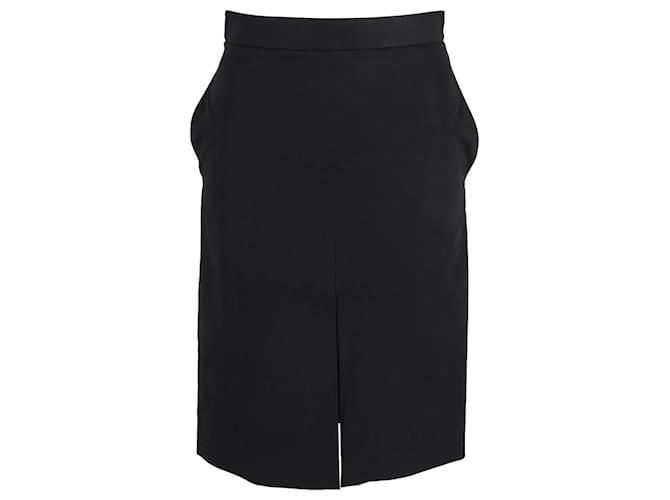 【in a row】Martin slit long skirt Maison Martin Margiela 6 black maxi skirt with slit and