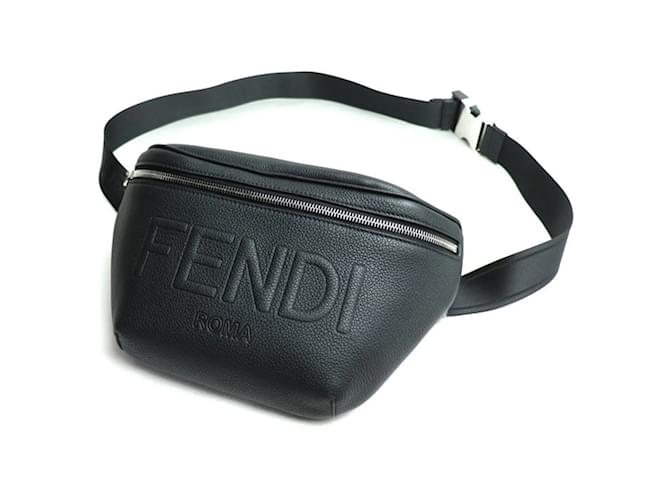 Fendi Shadow diagonale Gürteltasche Schwarz Joli Closet