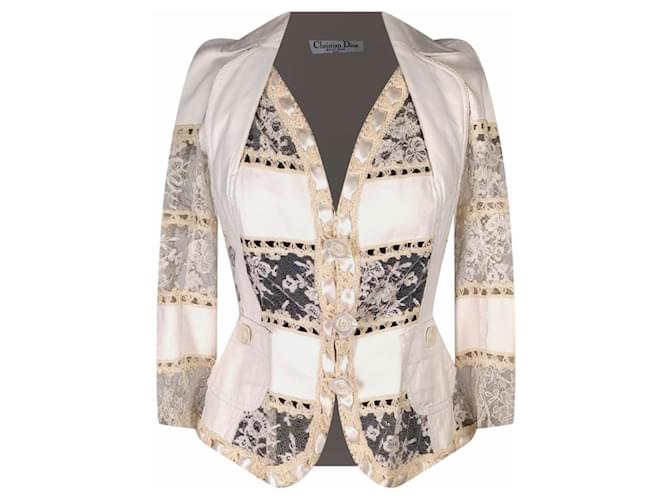 Galliano for Christian Dior leather jacket Spring / summer 2005