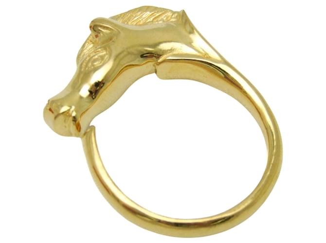 Ring Hermès Galop Golden Metal ref.1606456 - Joli Closet
