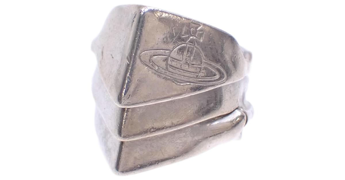 Vivienne Westwood Triple Armor Ring Silver ref.1608615