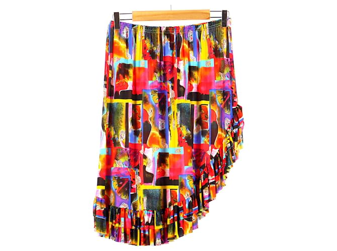 Fendi Women Beige Tube Skirt With All-Over Floral Embroidery In Lace Woman main image 1