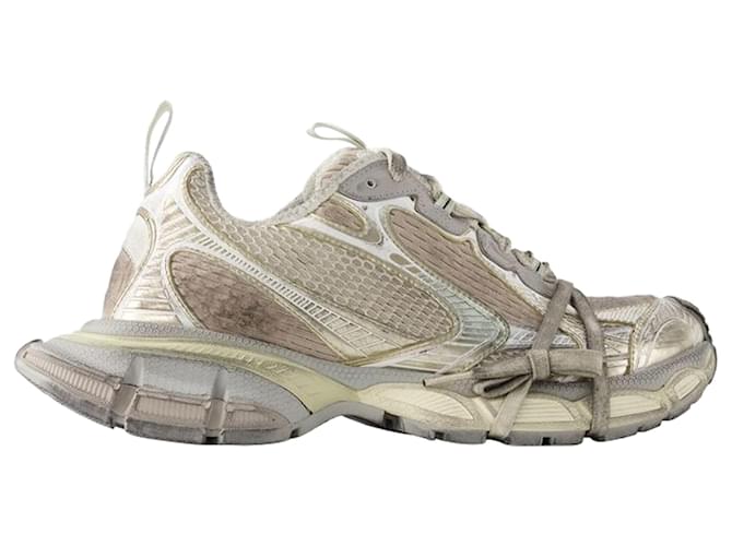 3XL Sneakers - Balenciaga - Mesh - Eggshell Brown Beige